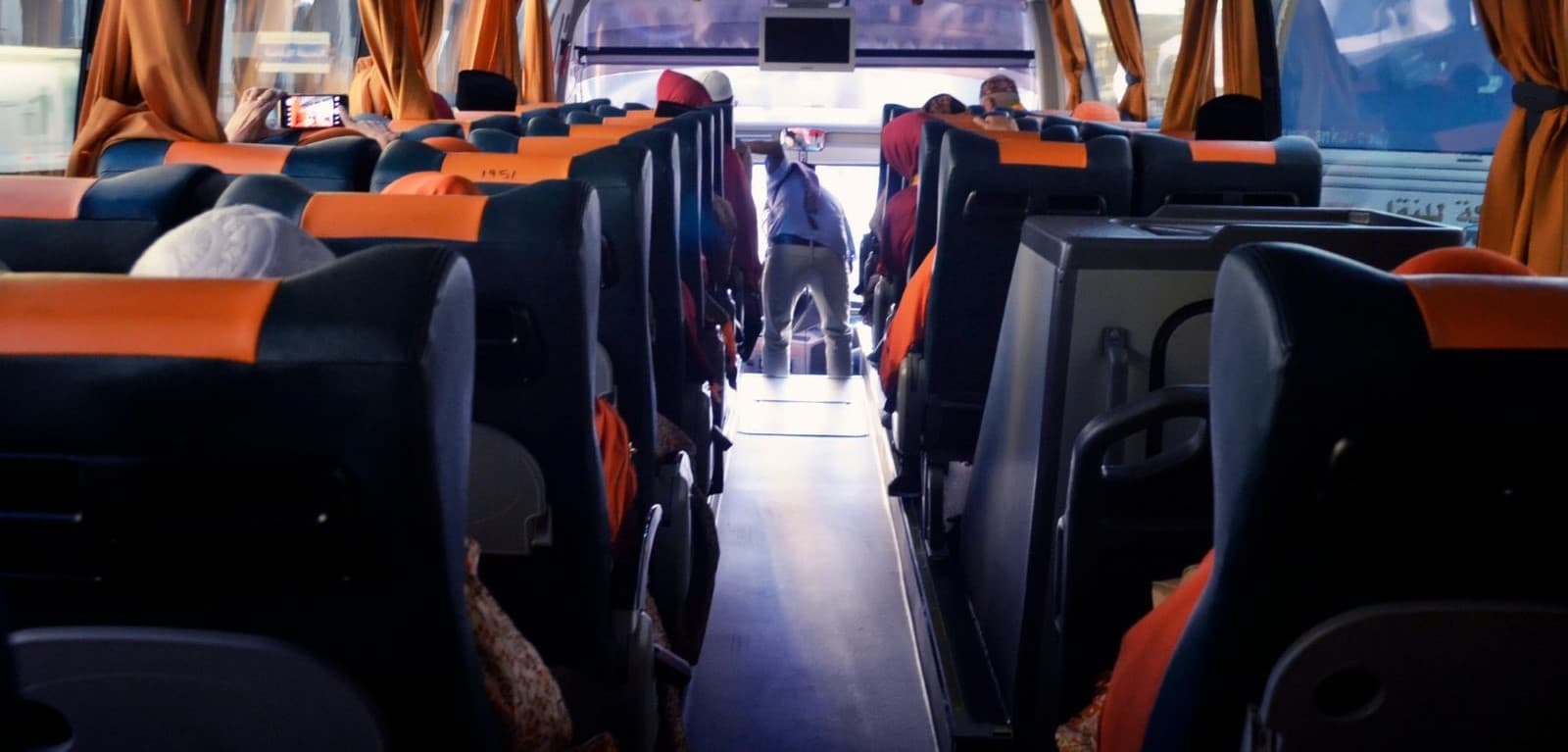 Bus interior